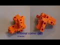 Instructions for making a Level 2 Menger sponge using LEGO