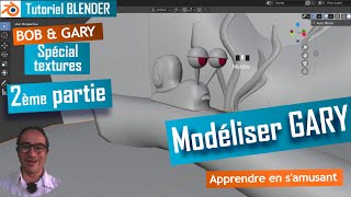 GARY l'escargot - Gary part 2 - modélisation organique - le corps