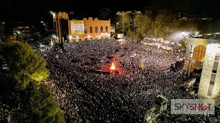 Drone: Largest Hadluka In US - Satmar Kiryas Joel - Lag Baomer 2022 | ל"ג בעומר הדלקה - סאטמאר