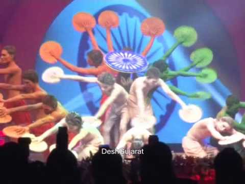 Patriotic dance by Ahmedabads Prince Group in GIHED award function...