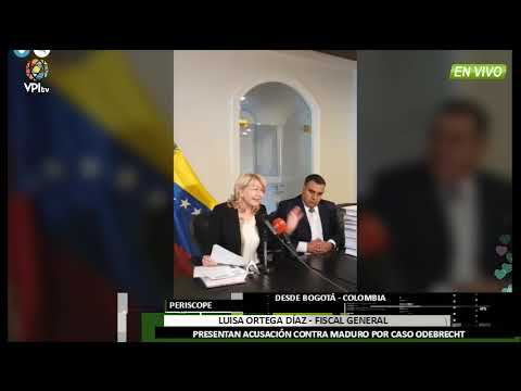 Colombia - Luisa Ortega DÃaz consigna pruebas de corrupción al TSJ en el exilio - VPItv
