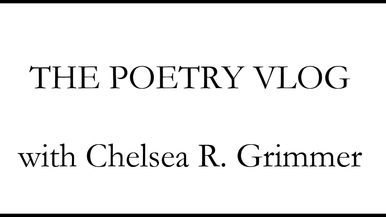 My FIRST Vlog Post: The Original Idea for The Poetry Vlog on YouTube