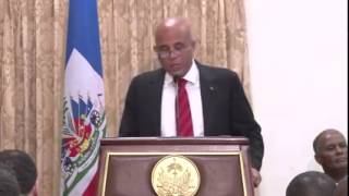 President Michel Martelly accepts all the recommendations of the Commission