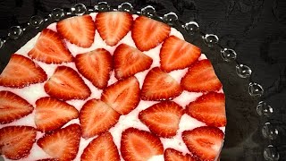 Erdbeertorte - glutenfrei - wenig Zucker - proteinreich und extrem lecker! Untertitel