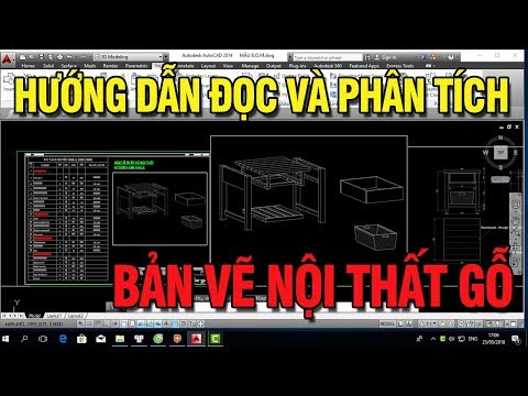 HƯỚNG DẪN ĐỌC VÀ PHÂN TÍCH BẢN VẼ THIẾT KẾ NỘI THẤT GỖ.