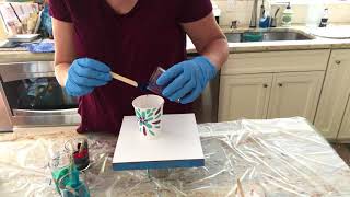 Fluid Pouring With Pva And Gac800.