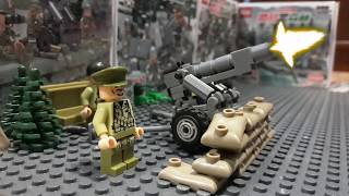 Film 1945 STOPMOTION Senjata Anti Tank Toys LEGO Animation