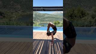 Touching My Head In Scorpion Handstand Finally