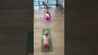 Birdseye View Of Bikini Yoga Practice 🦅🥵