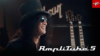 Slash on using AmpliTube 5 and the official Slash gear for writing, demoing, recording