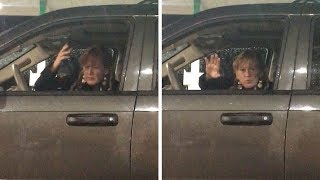 Woman Dances Rap Music From Guy's Car