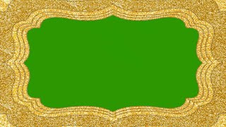 Beautiful D Wedding Frame Green Screen Video Background 4K