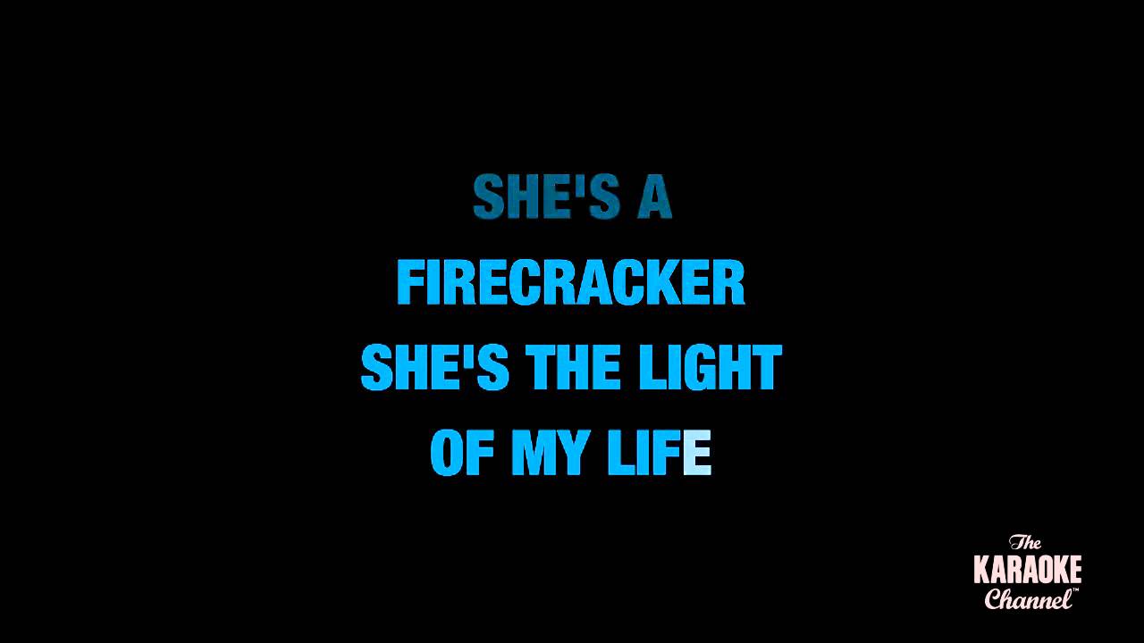 Firecracker in the Style of "Josh Turner" karaoke video with lyrics (no lead vocal)