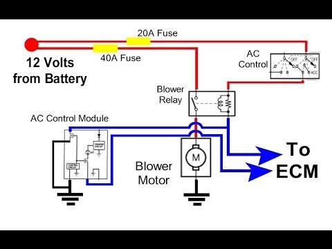 Auto HVAC Condenser Fan Circuit - YouTube