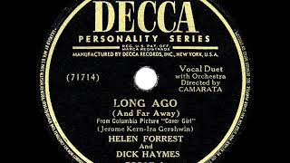 Watch Dick Haymes Long Ago and Far Away video