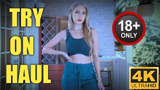 4K See-Through Try On Haul Get Ready With Me Transparent Fashion Haul 2024