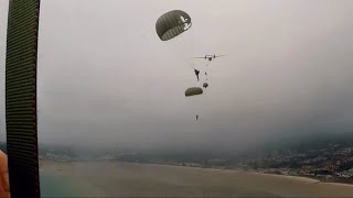 Jersey Air Display 2019 Noratlas Parachute Jump