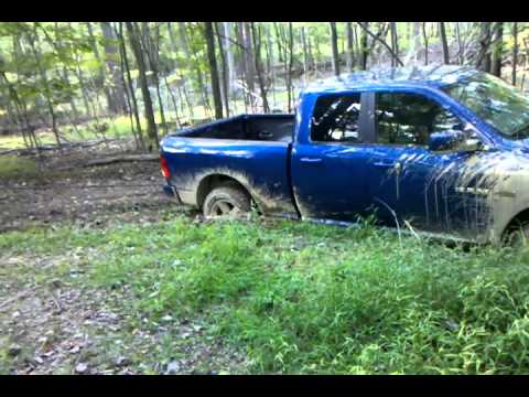 The Dodge Ram'10 gets a call to come pull the stuck dog 