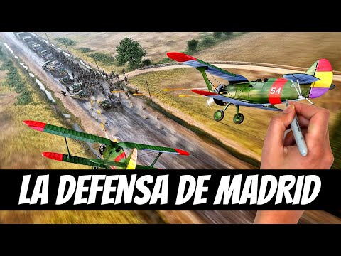 ✅ La increíble DEFENSA de MADRID durante la GUERRA CIVIL ESPAÑOLA en 11 minutos