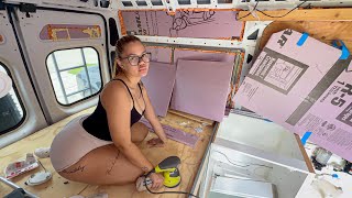 Building My New Gaming Camper Van Bedroom, Plumbing, And New Color