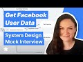 System Design Interview - Downloading User Data (with Reforge EM)