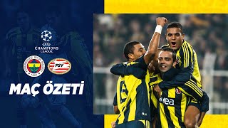 MAÇ ÖZETİ: Fenerbahçe 2-0 PSV Eindhoven (Şampiyonlar Ligi)