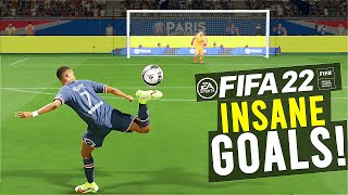 FIFA 22 : INSANE GOALS 🔥🔥 | TOP 10 BEST GOALS!