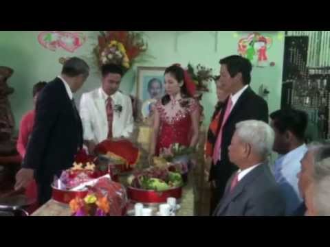 Nghi thức lễ rước dâu.