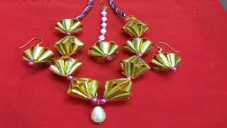Gotta Jewellery Making Gotta Flower Gota Jewellery Gotta Necklace Gotta Earrings