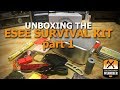 Unboxing the ESEE Large Survival Tin Kit