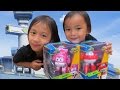 Super wings Dizzy Jett characters transform plane toy review ...