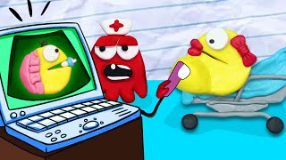 Pacman Dont Cry Doctor Ghost Pregnant Check Pacman Stop Motion Game