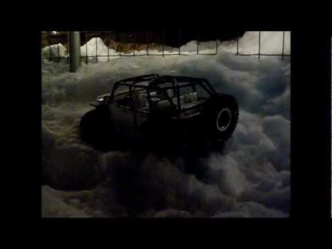 scx10 jeep,Rc North 40 This Is Stock With 2 2 Tires And Wheels Off Of A Axial Wraith This Is A Trail That I Made On My Snow Banks