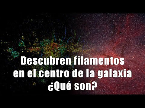 Descubren 1000 filamentos cerca del centro de la galaxia...