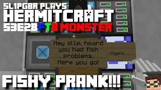HermitCraft FTB Monster - A Fishy Prank! ( Minecraft Feed The Beast Let's Play ) S3E28