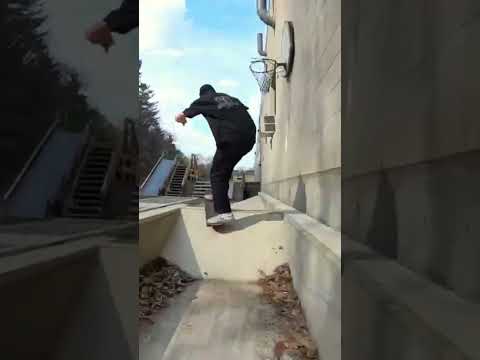 Keeping up with Kevin at a sick skate spot