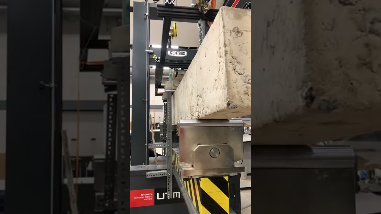 FRP beam test – until reaching "ductility" FRP beam test – until reaching "ductility"