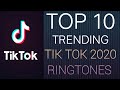 TOP 10 TRENDING / LATEST TIK TOK RINGTONES 2020|LATEST SONGS WITH NAMES IN THE VIDEO
