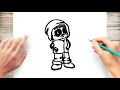 How to Draw Miguel From Coco Chibi Step by Step
