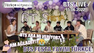 BTS FIESTA LİVE 2022 FULL YAYIN [TÜRKÇE ALTYAZILI] | BTS ARA MI VERİYOR SOLO MU 