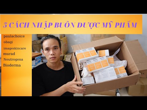 5 CÁCH NHẬP BUÔN DƯỢC MỸ PHẨM BÁN TẠI vn GIÁ TỐT paulachoice, murad, imageskincare, obagi ...