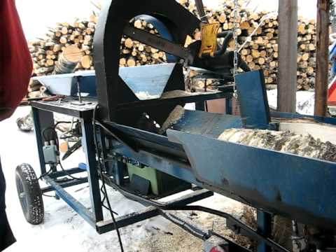 homemade wood processor plans