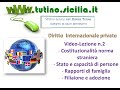 Lezione 2: Diritto Internazionale privato - Criteri di collegamento