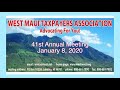 WMTA Annual Meeting  2020 January 8 2020 County of Maui