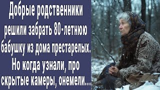 Родня Хотела Забрать 80-Летнюю Бабушку Из Дома Престарелых. Но Узнав О Скрытой Камере Онемели...