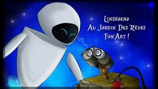 Fan'Art : Wall E & Eve - Disney!(SPEEDPAINT)