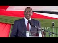 RUTO'S SPEECH THAT ANGERED PRESIDENT UHURU DURING NATIONAL PR...
