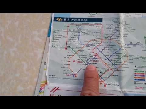 Hướng dẫn đi MRT Singapore bằng bản đồ