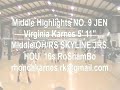 Playing Middle Blocker-5' 11" Jen Karnes No. 9 Highlight Video February 2011