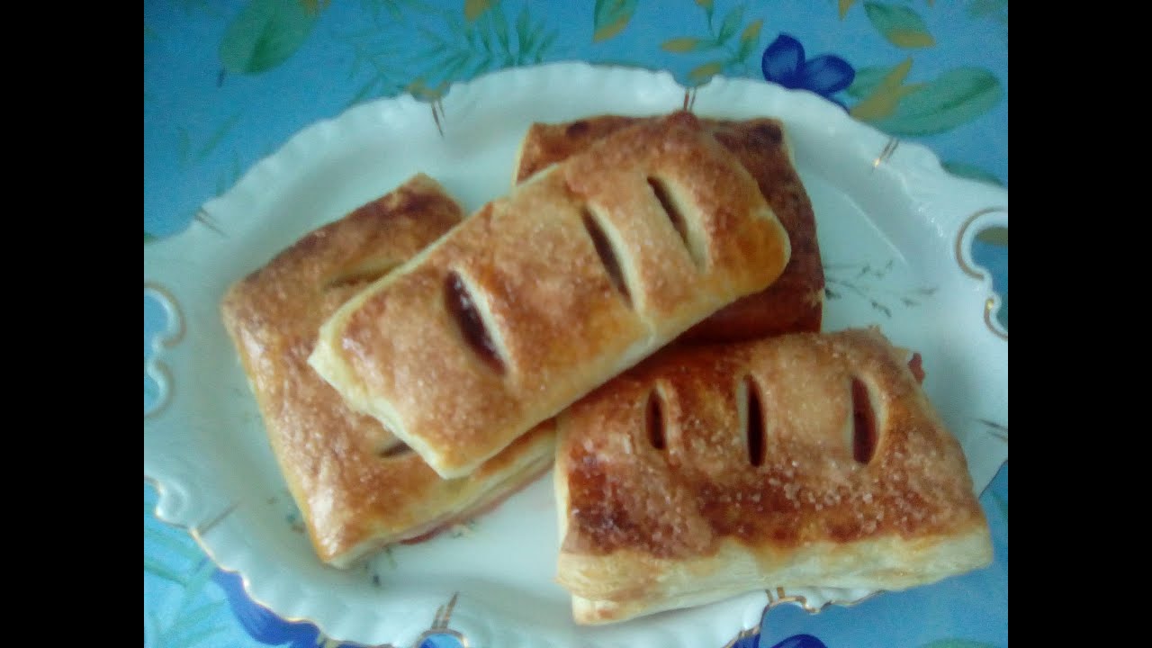 Слойки с клубникой из слоеного теста пошагово в Слойки с клубникой из слоеного теста пошагово в